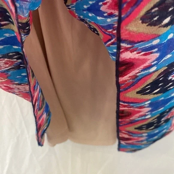 Greylin Anthropologie pleated print skirt sz small - Picture 4 of 5